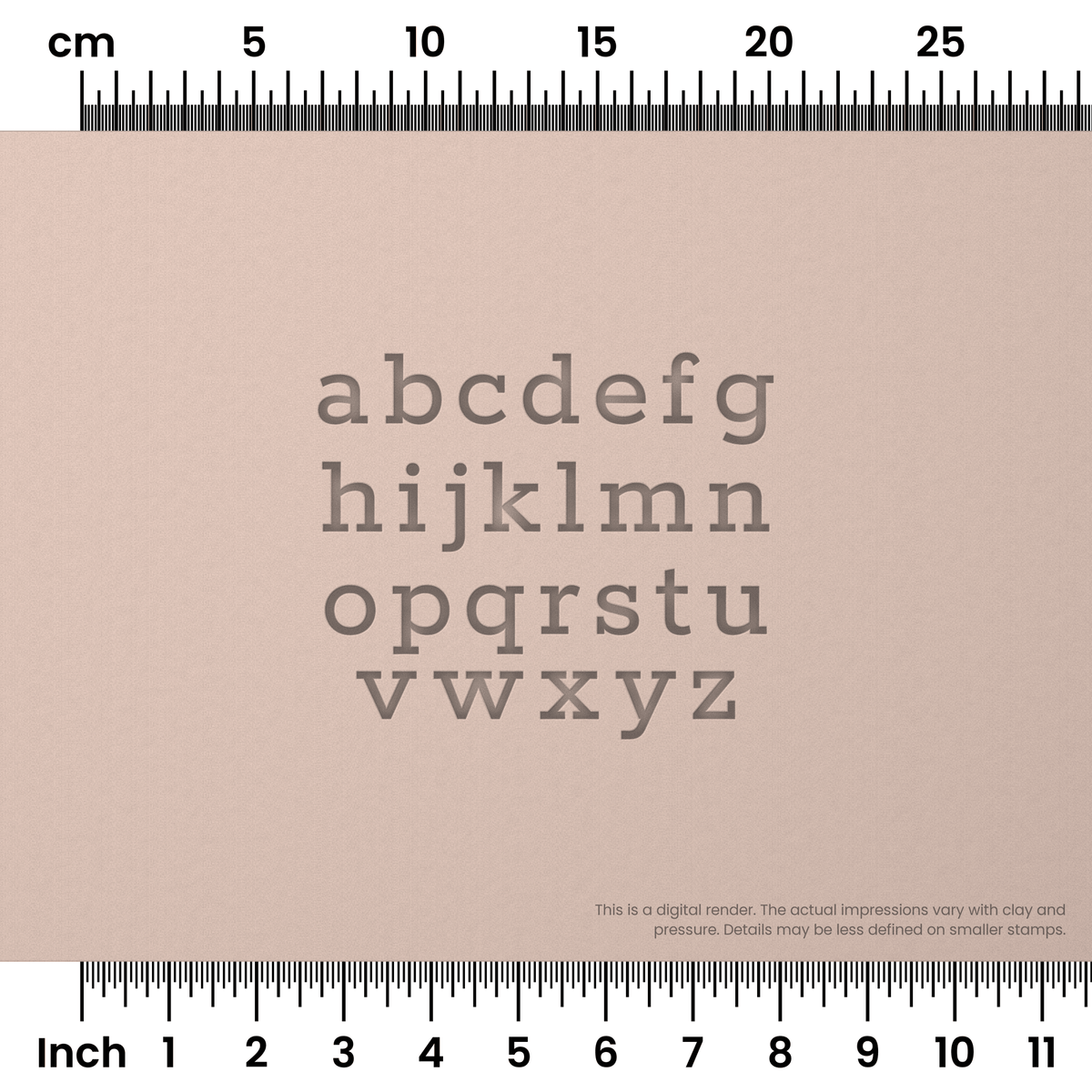 Rokkitt | Lowercase | Alphabet Stamp Sets