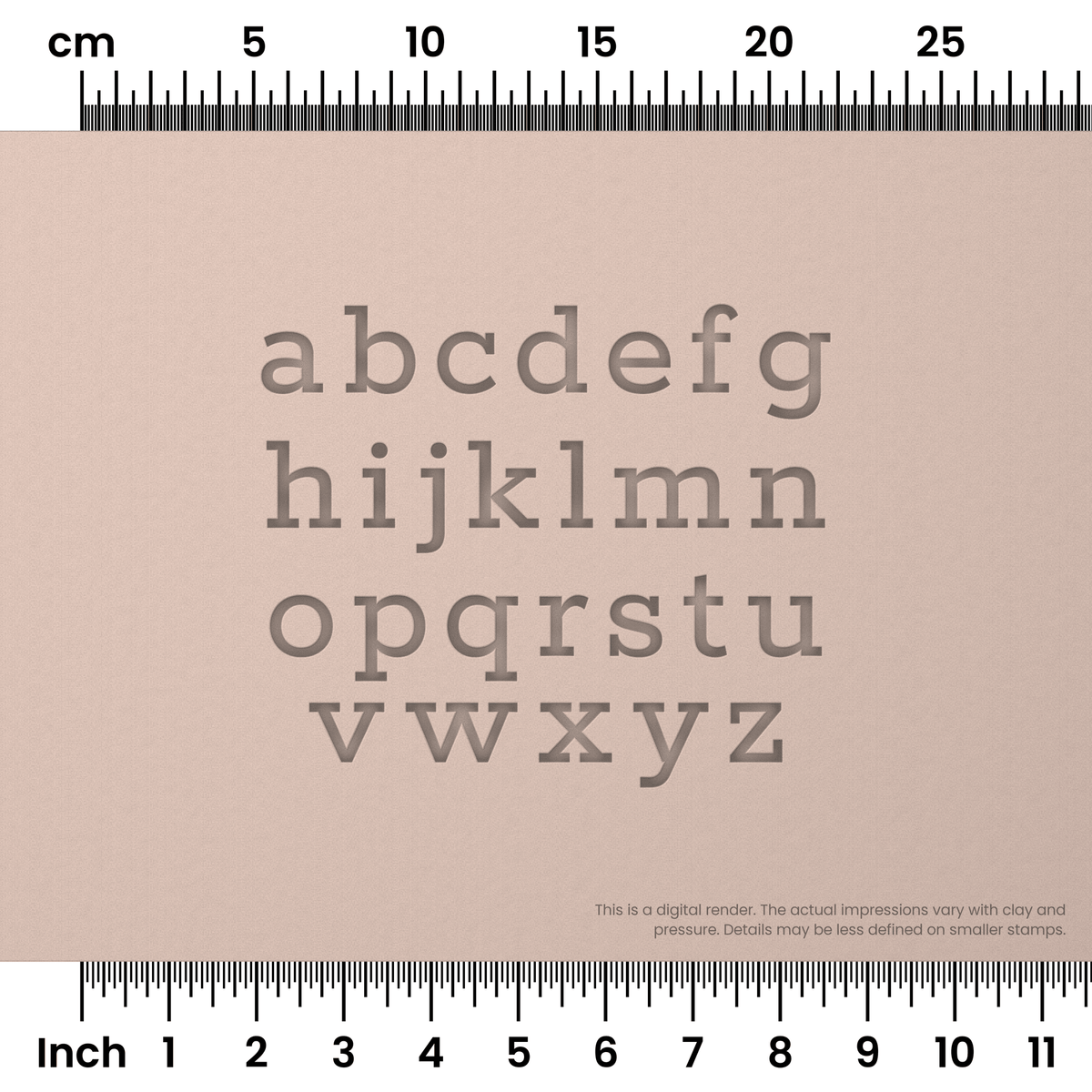 Rokkitt | Lowercase | Alphabet Stamp Sets