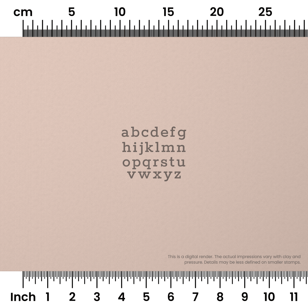Rokkitt | Lowercase | Alphabet Stamp Sets