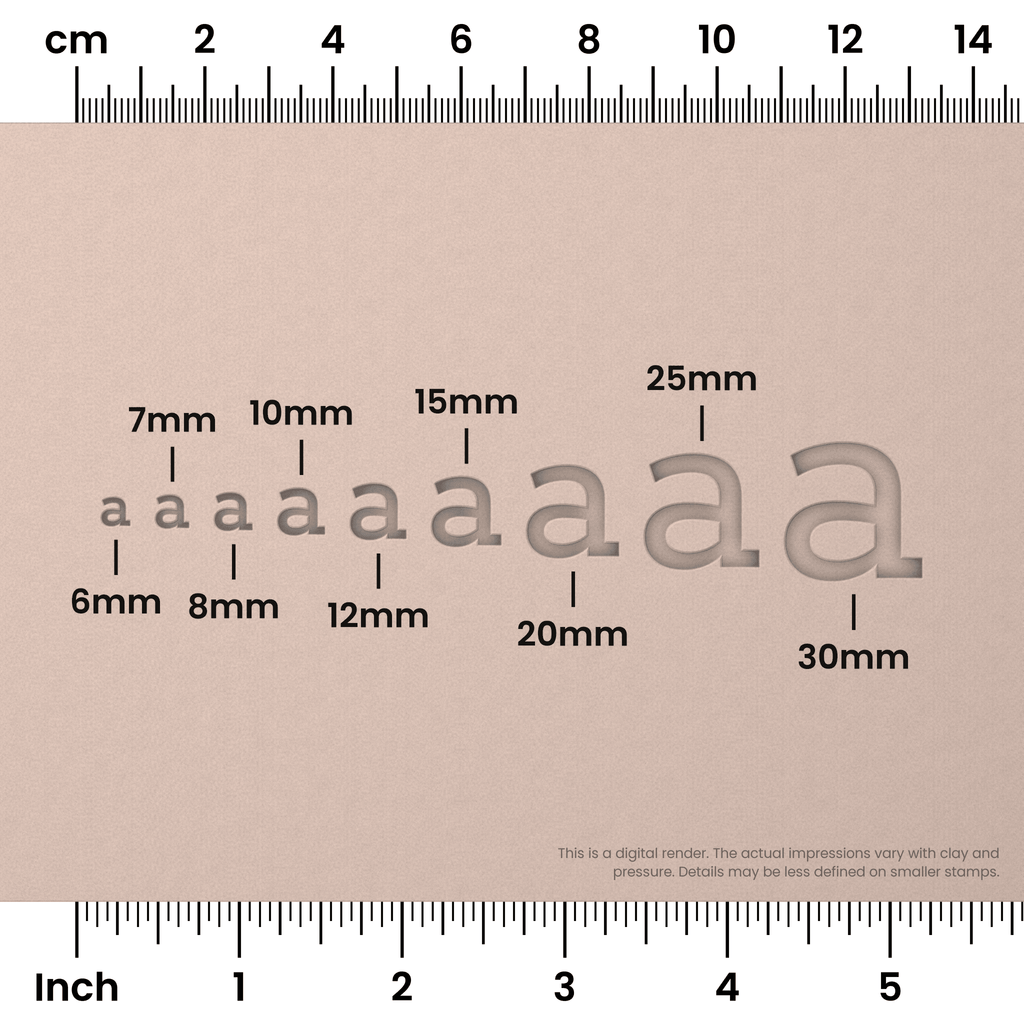 Rokkitt | Lowercase | Alphabet Stamp Sets