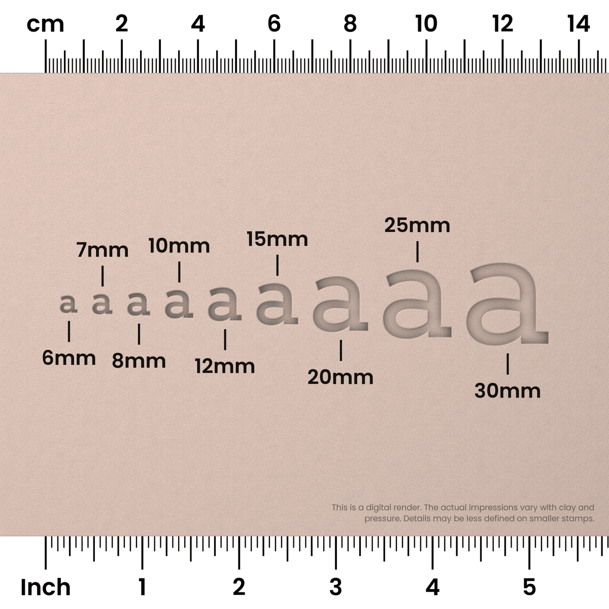 Rokkitt | Lowercase | Alphabet Stamp Sets
