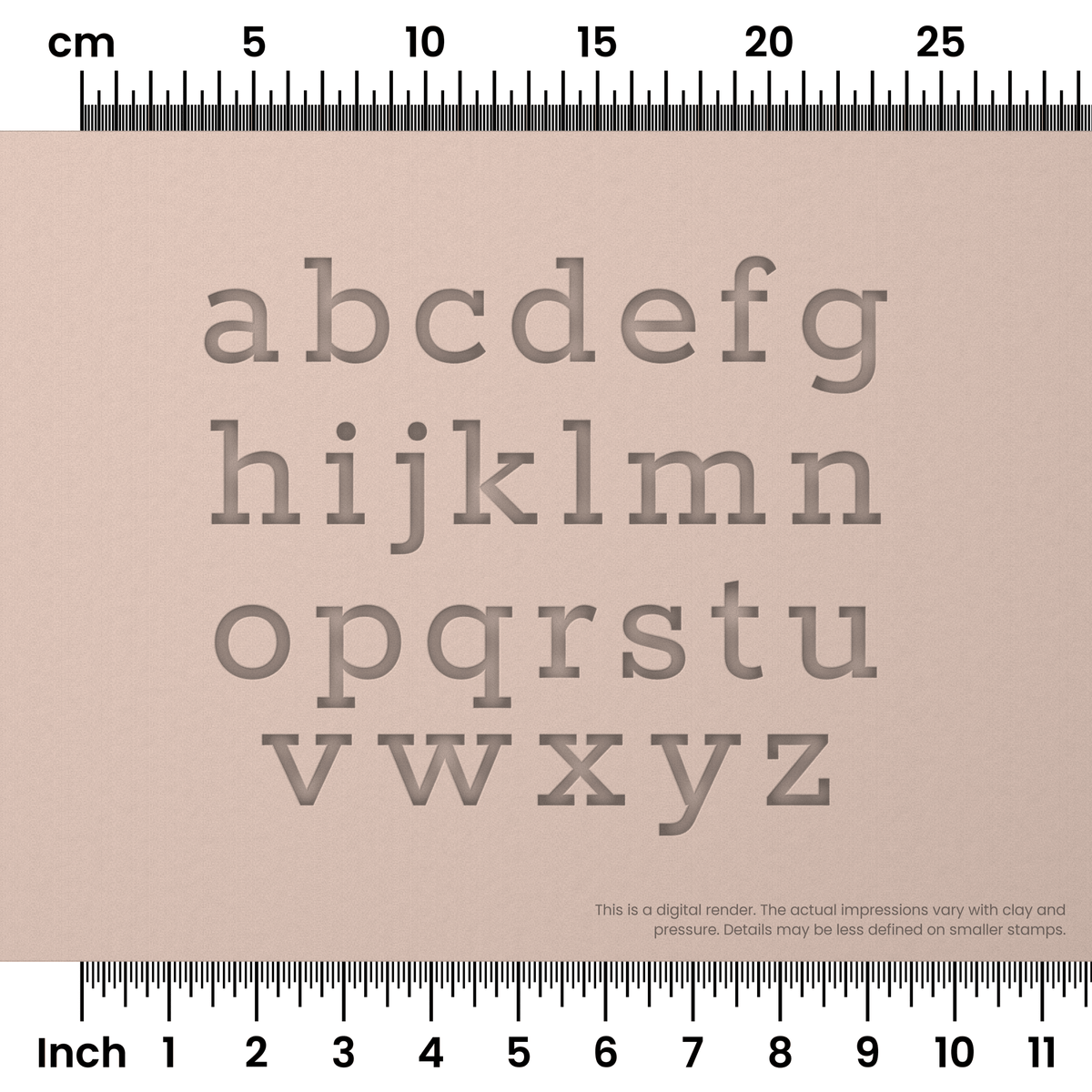 Rokkitt | Lowercase | Alphabet Stamp Sets