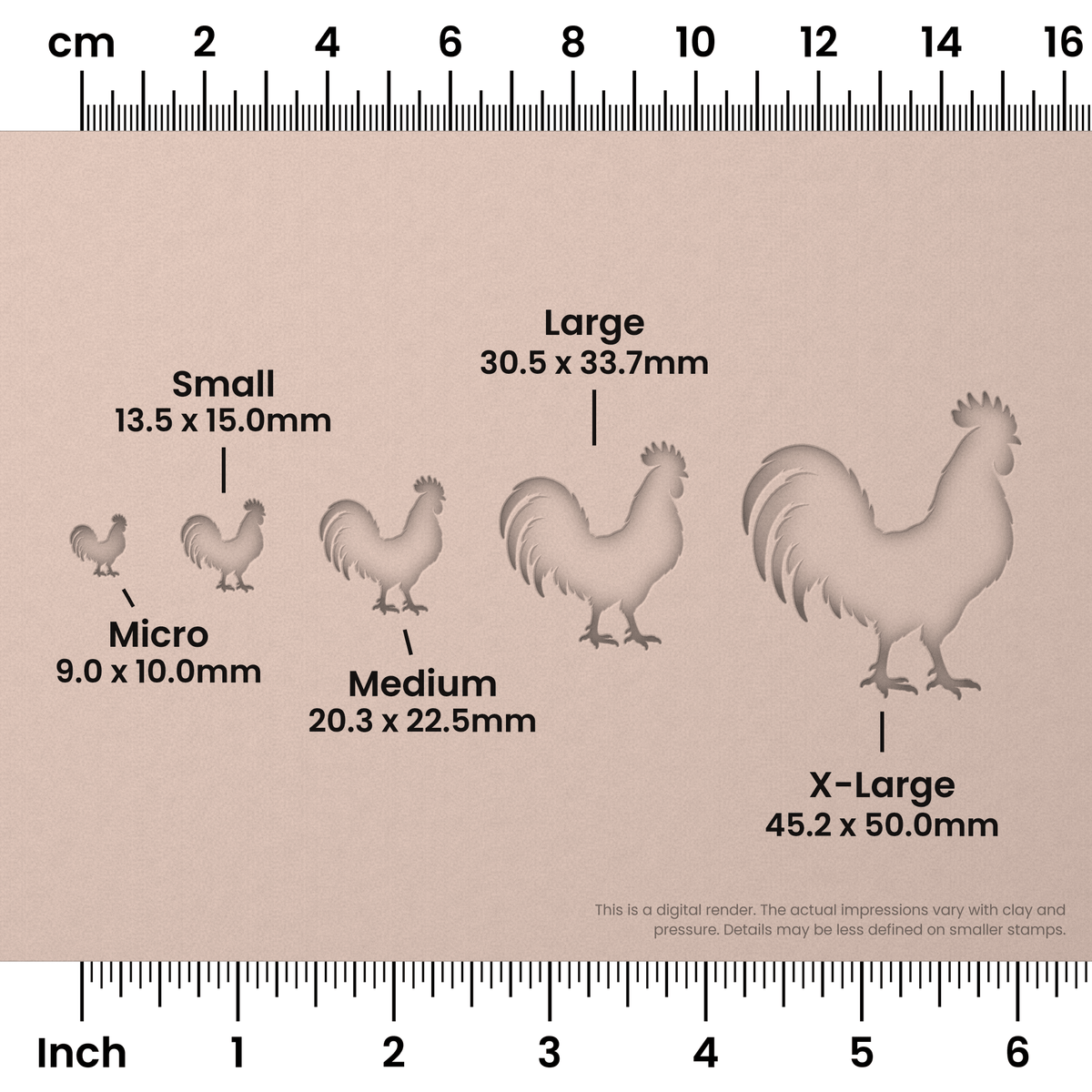 Rooster Stamps