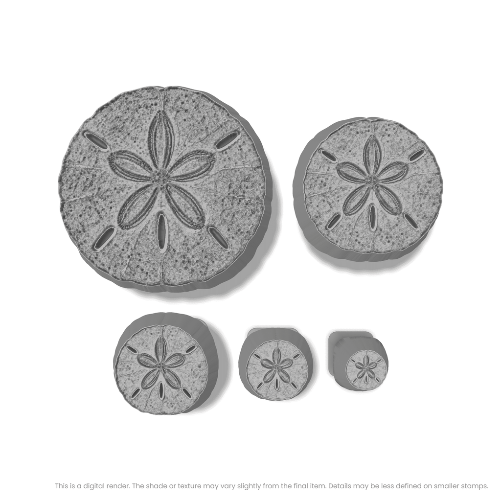 Sand Dollar Stamps - Photo Textured