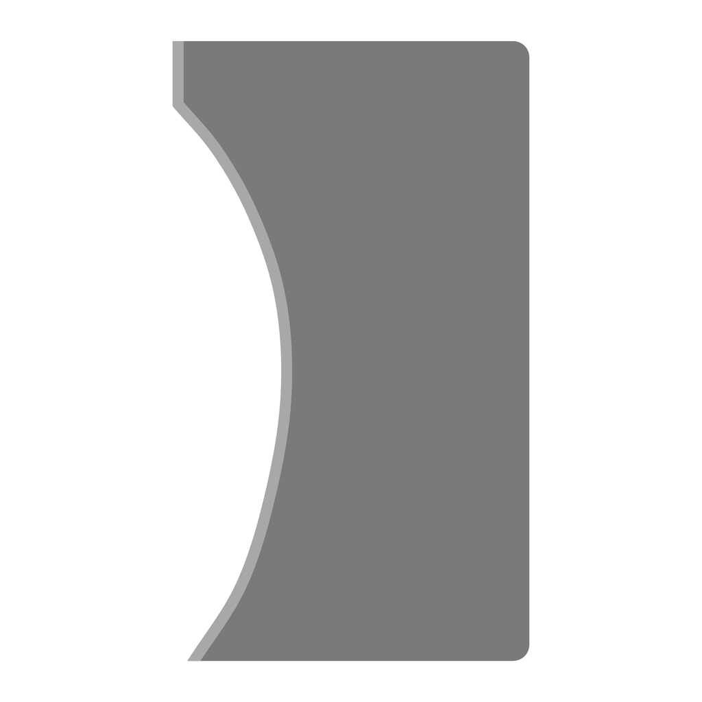 Shouldered Bottle Rib - Slim