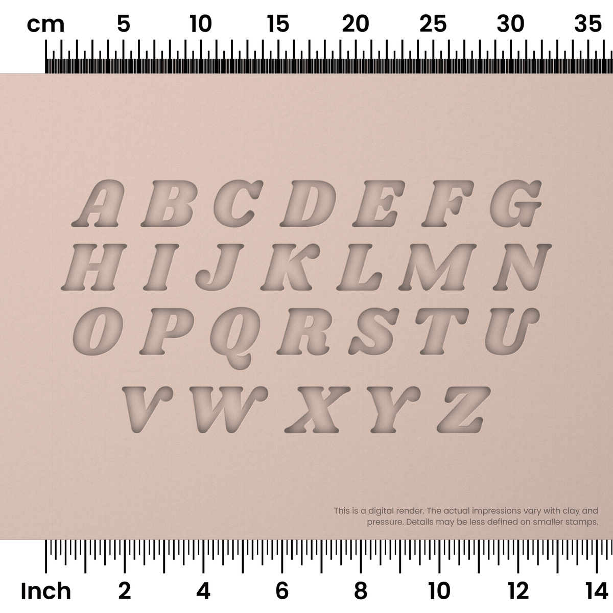 Shrikhand | All Caps | Alphabet Stamp Sets