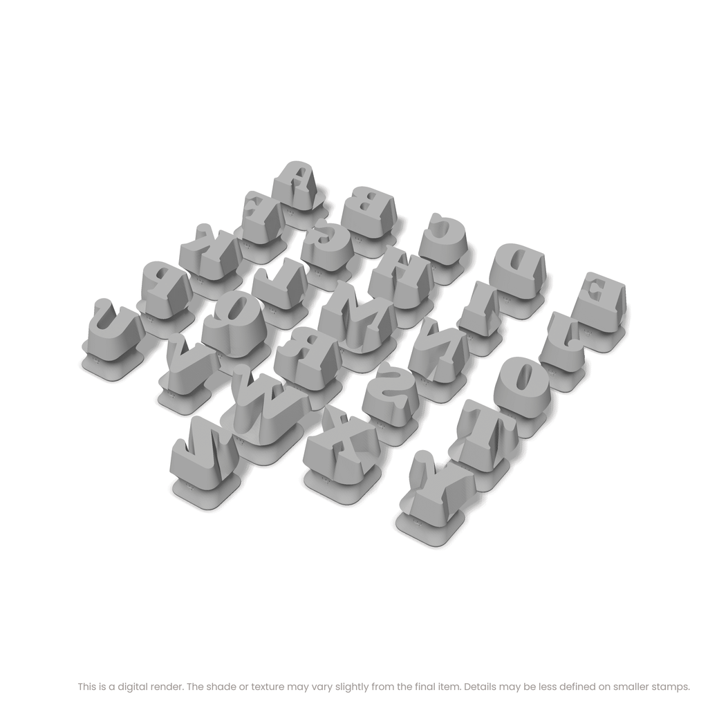 Shrikhand | All Caps | Alphabet Stamp Sets