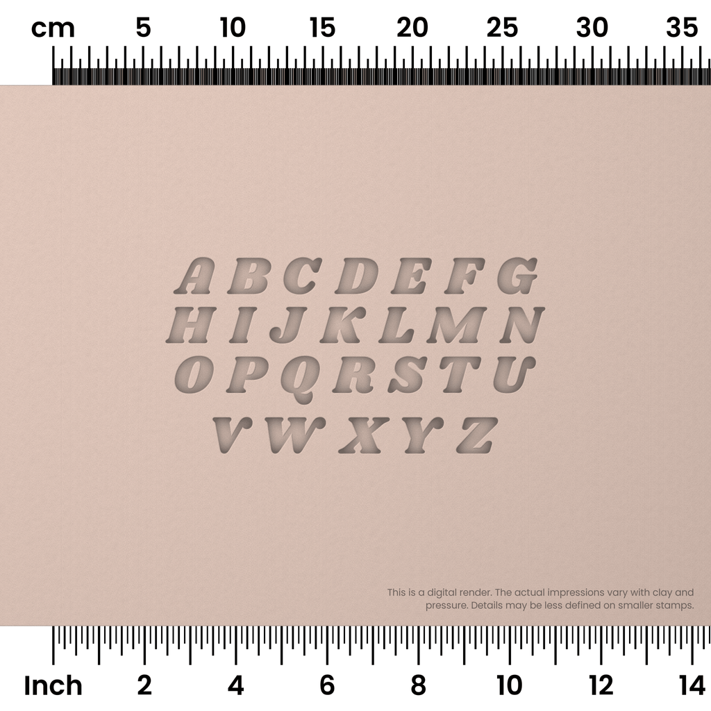 Shrikhand | All Caps | Alphabet Stamp Sets