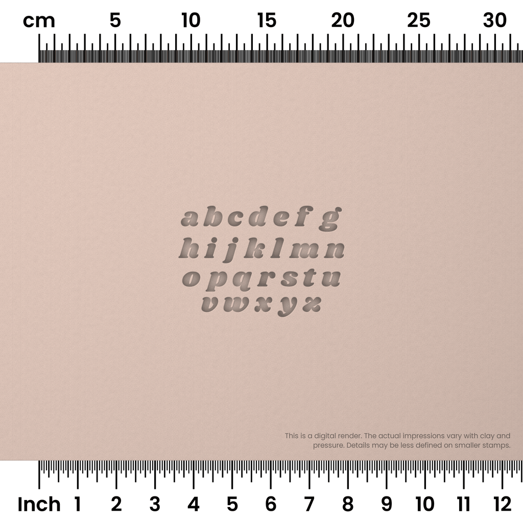 Shrikhand | Lowercase | Alphabet Stamp Sets