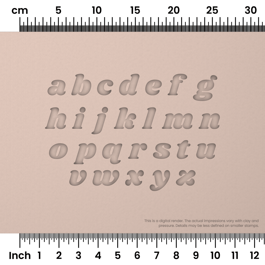Shrikhand | Lowercase | Alphabet Stamp Sets
