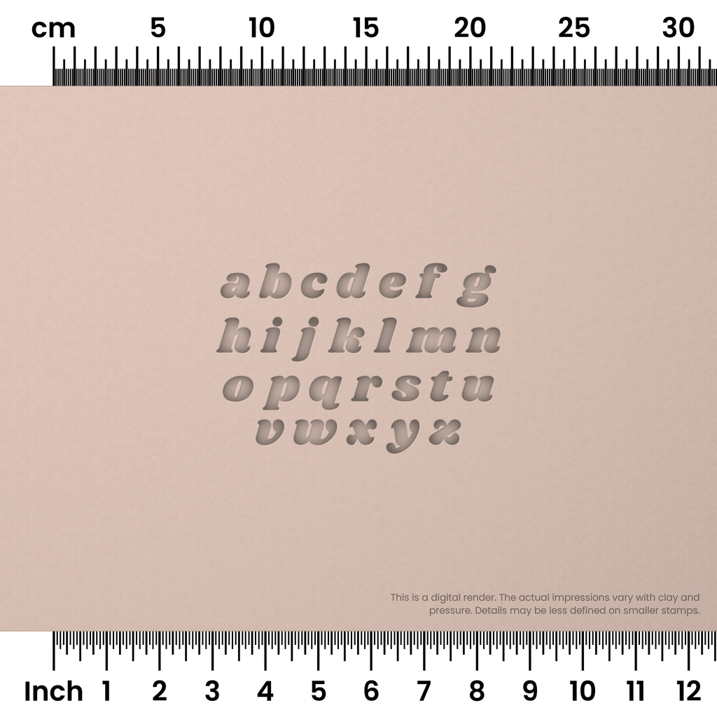 Shrikhand | Lowercase | Alphabet Stamp Sets