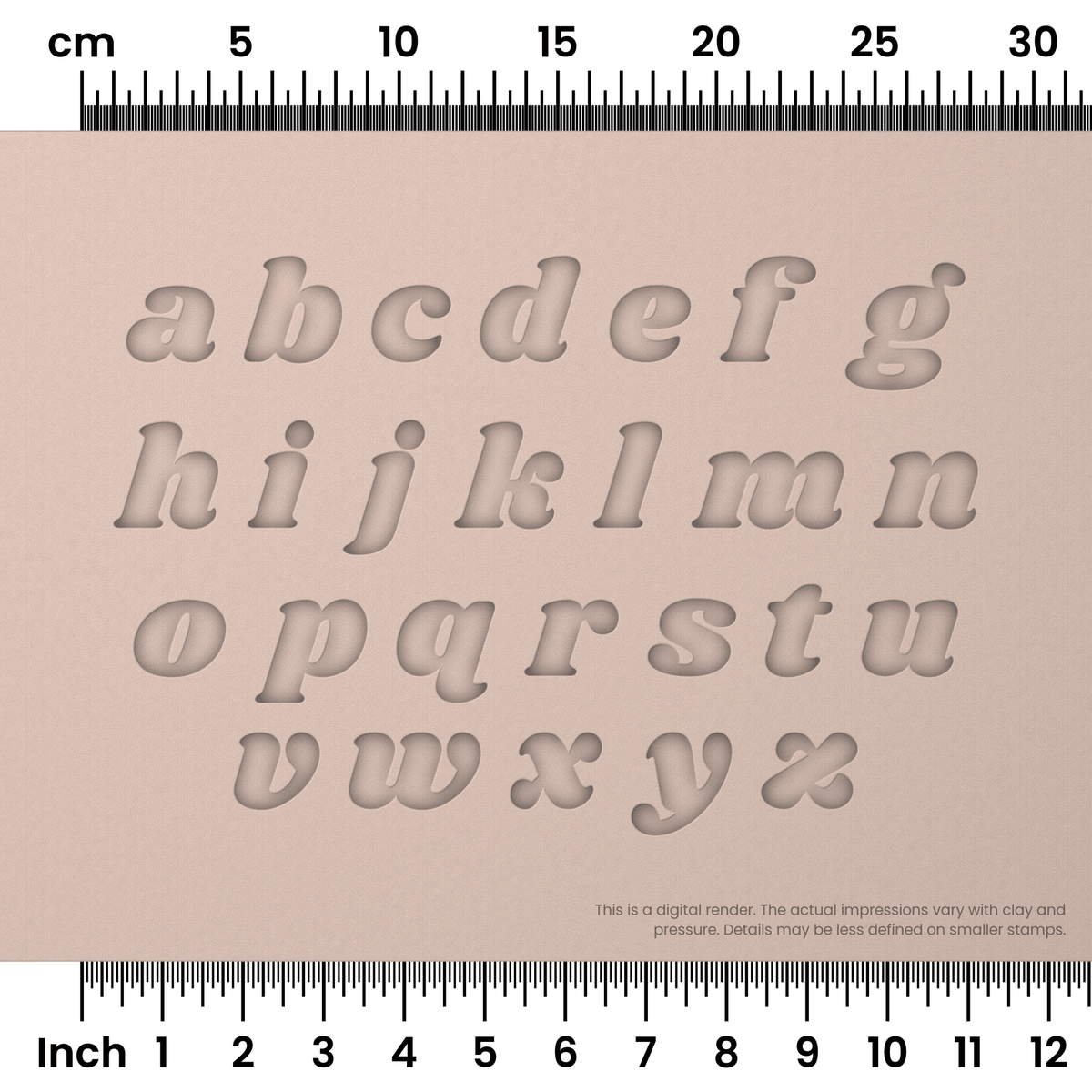 Shrikhand | Lowercase | Alphabet Stamp Sets