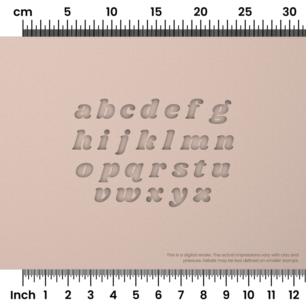 Shrikhand | Lowercase | Alphabet Stamp Sets