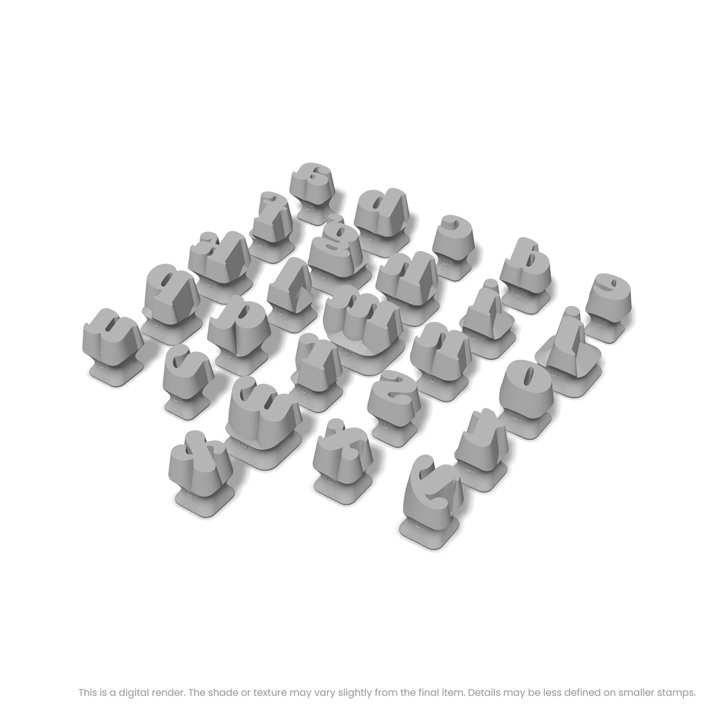 Shrikhand | Lowercase | Alphabet Stamp Sets