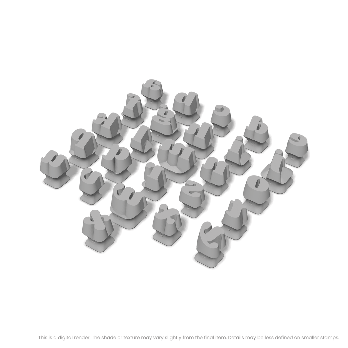 Shrikhand | Lowercase | Alphabet Stamp Sets