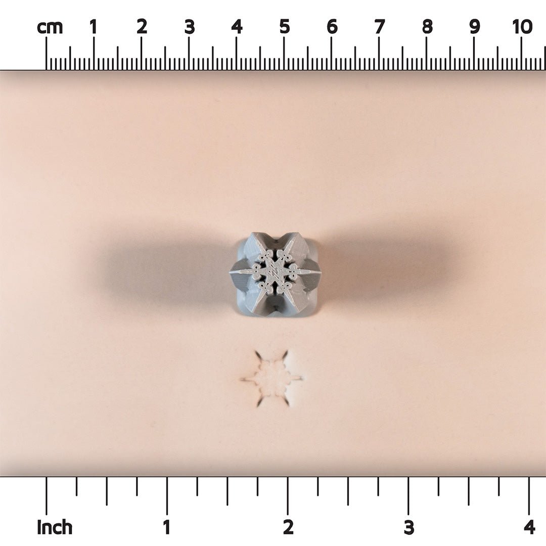 Snowflake Stamps Set of 7 - Six-Sided Snowflakes