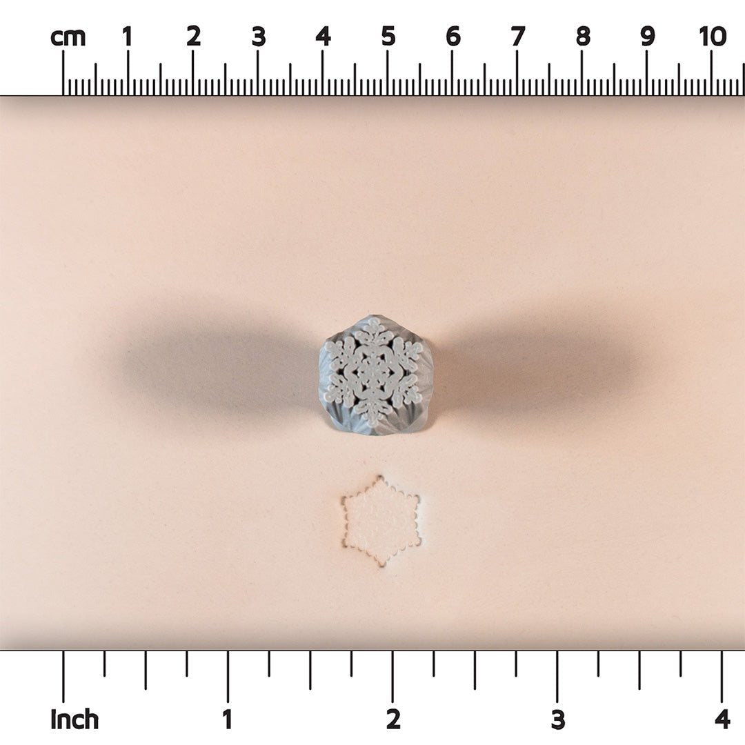 Snowflake Stamps Set of 7 - Six-Sided Snowflakes