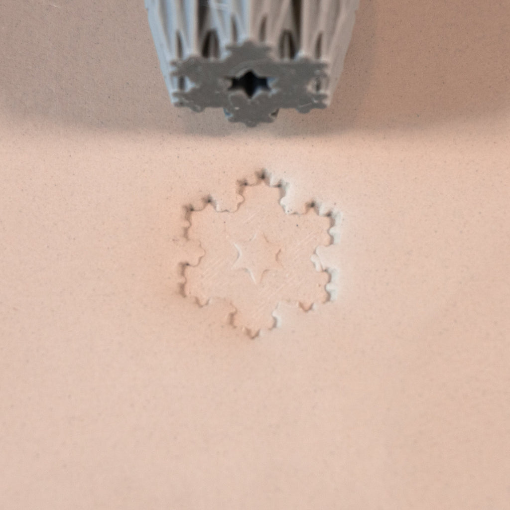 Snowflake Stamps Set of 7 - Six-Sided Snowflakes