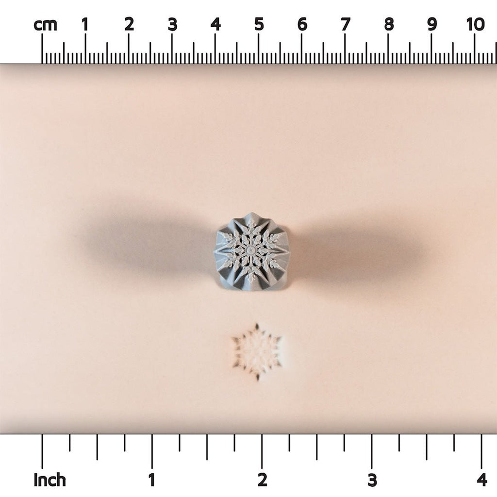 Snowflake Stamps Set of 7 - Six-Sided Snowflakes