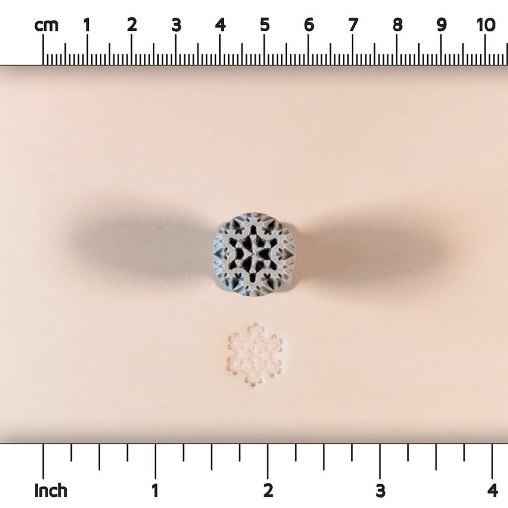 Snowflake Stamps Set of 7 - Six-Sided Snowflakes