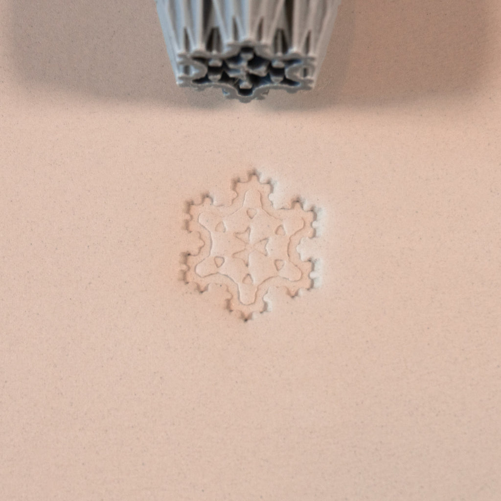 Snowflake Stamps Set of 7 - Six-Sided Snowflakes