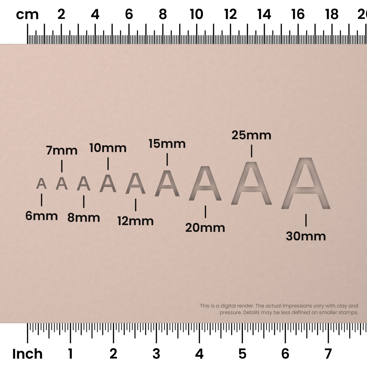 Sora | All Caps | Alphabet Stamp Sets