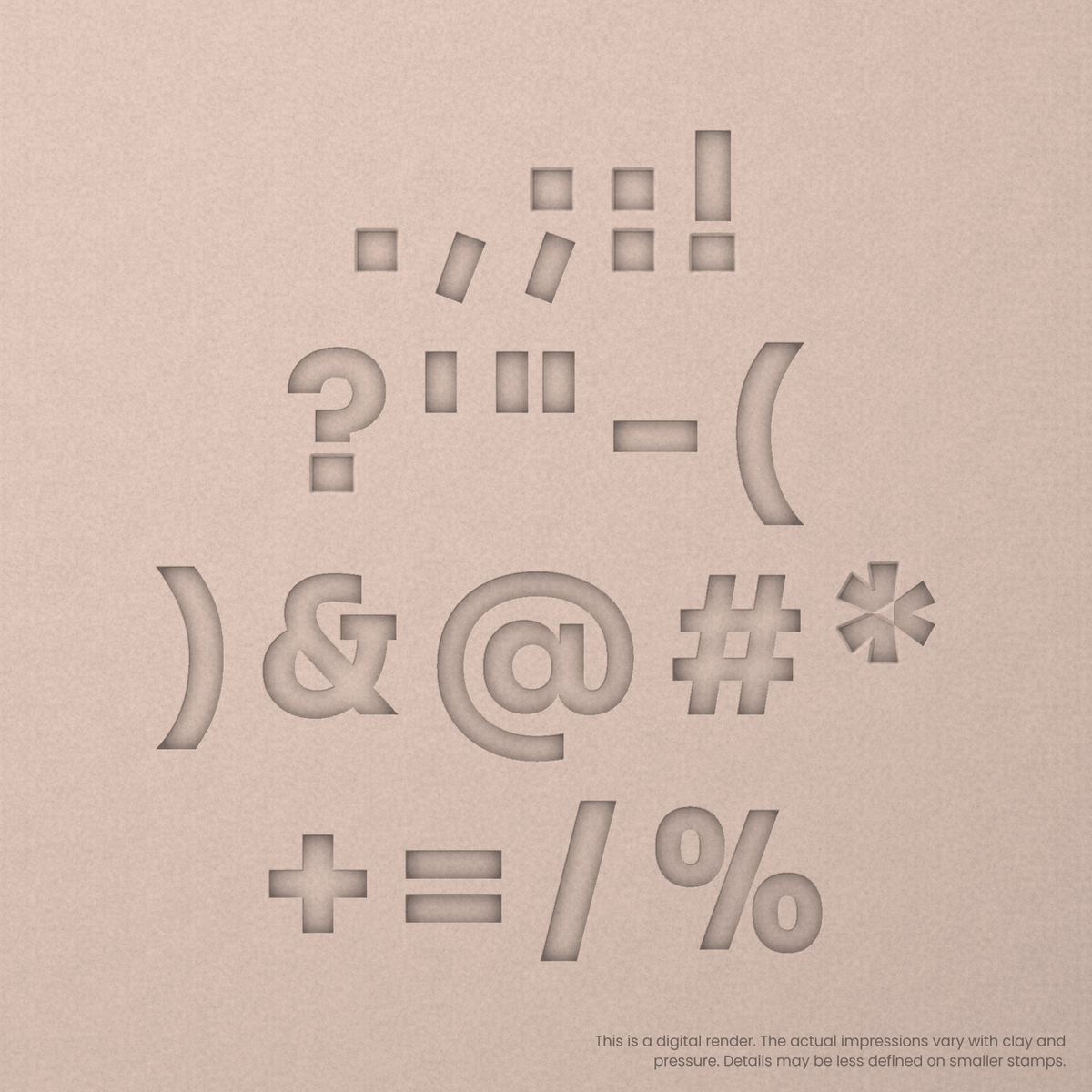 Sora | Font Rail Stamp Sets | Letters, Numbers, and Symbols