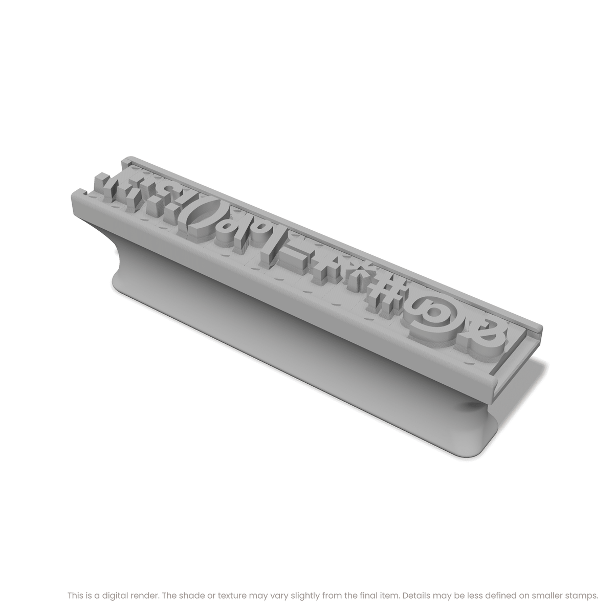 Sora | Font Rail Stamp Sets | Letters, Numbers, and Symbols