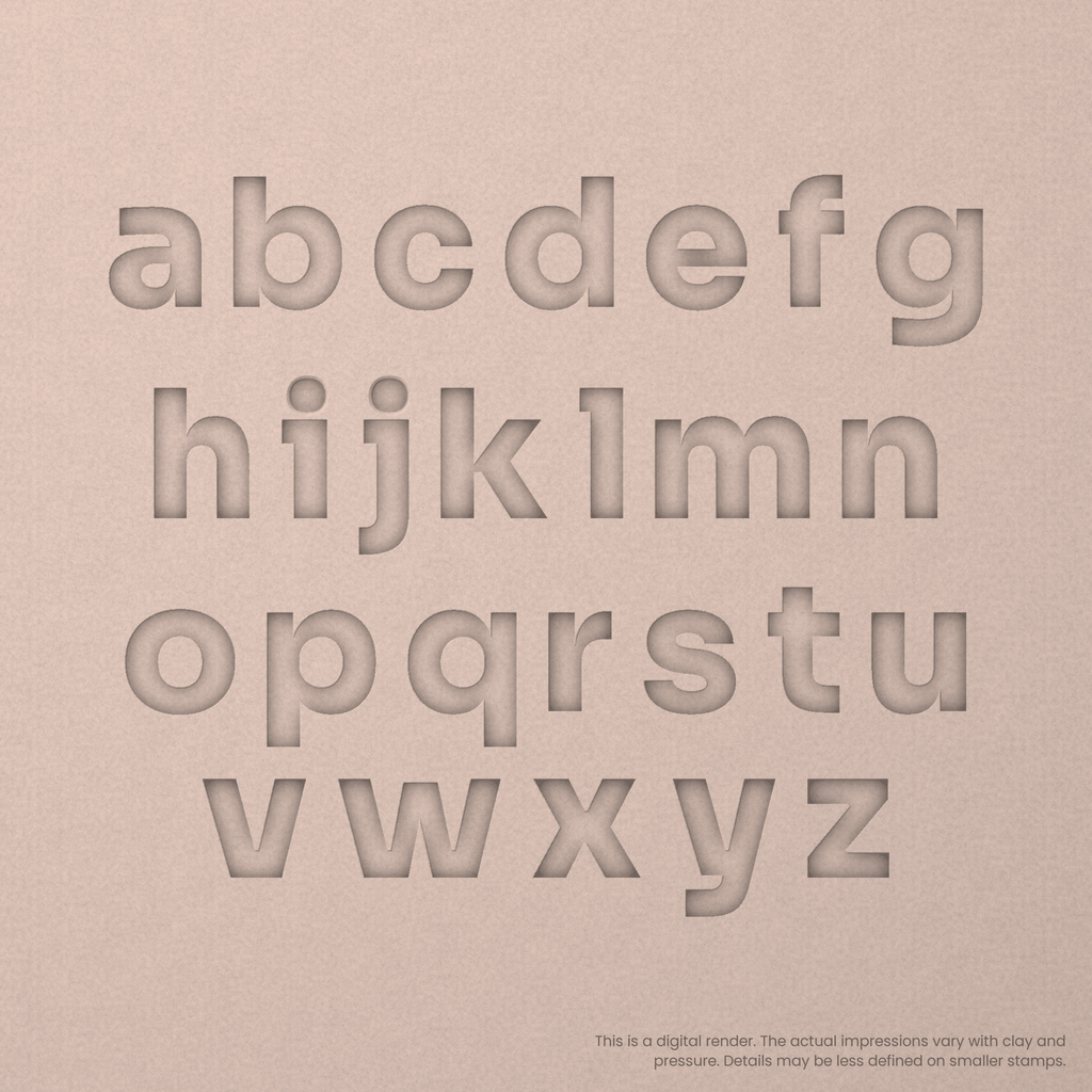 Sora | Font Rail Stamp Sets | Letters, Numbers, and Symbols