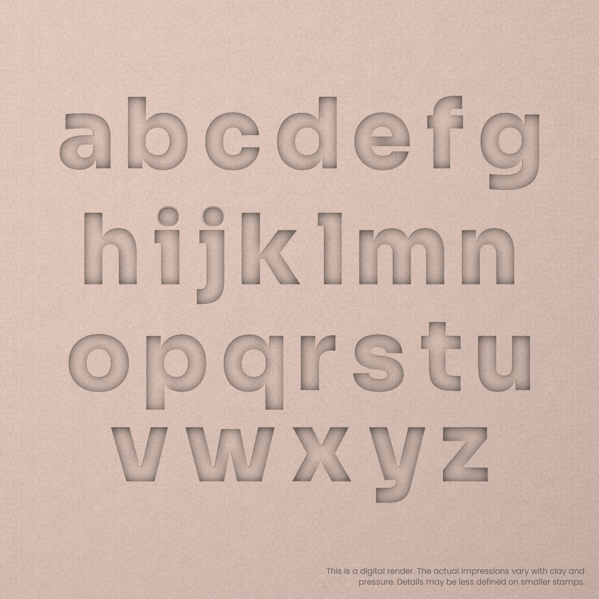 Sora | Font Rail Stamp Sets | Letters, Numbers, and Symbols