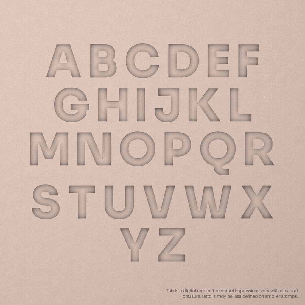 Sora | Font Rail Stamp Sets | Letters, Numbers, and Symbols