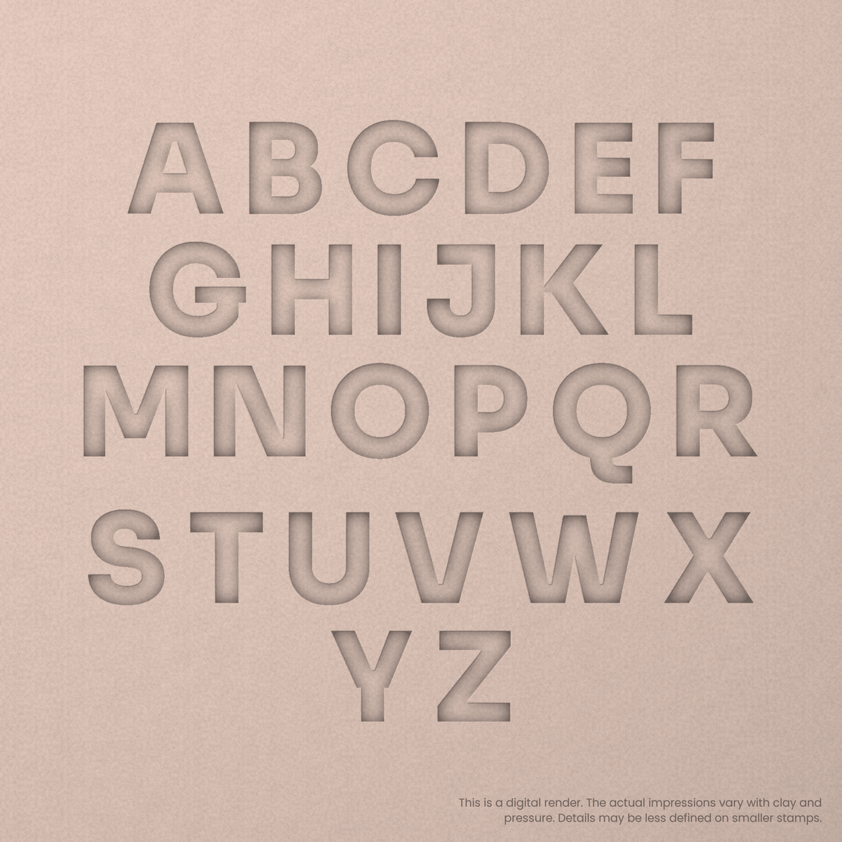 Sora | Font Rail Stamp Sets | Letters, Numbers, and Symbols