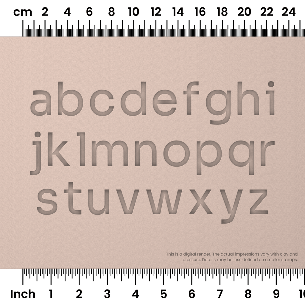 Sora | Lowercase | Alphabet Stamp Sets