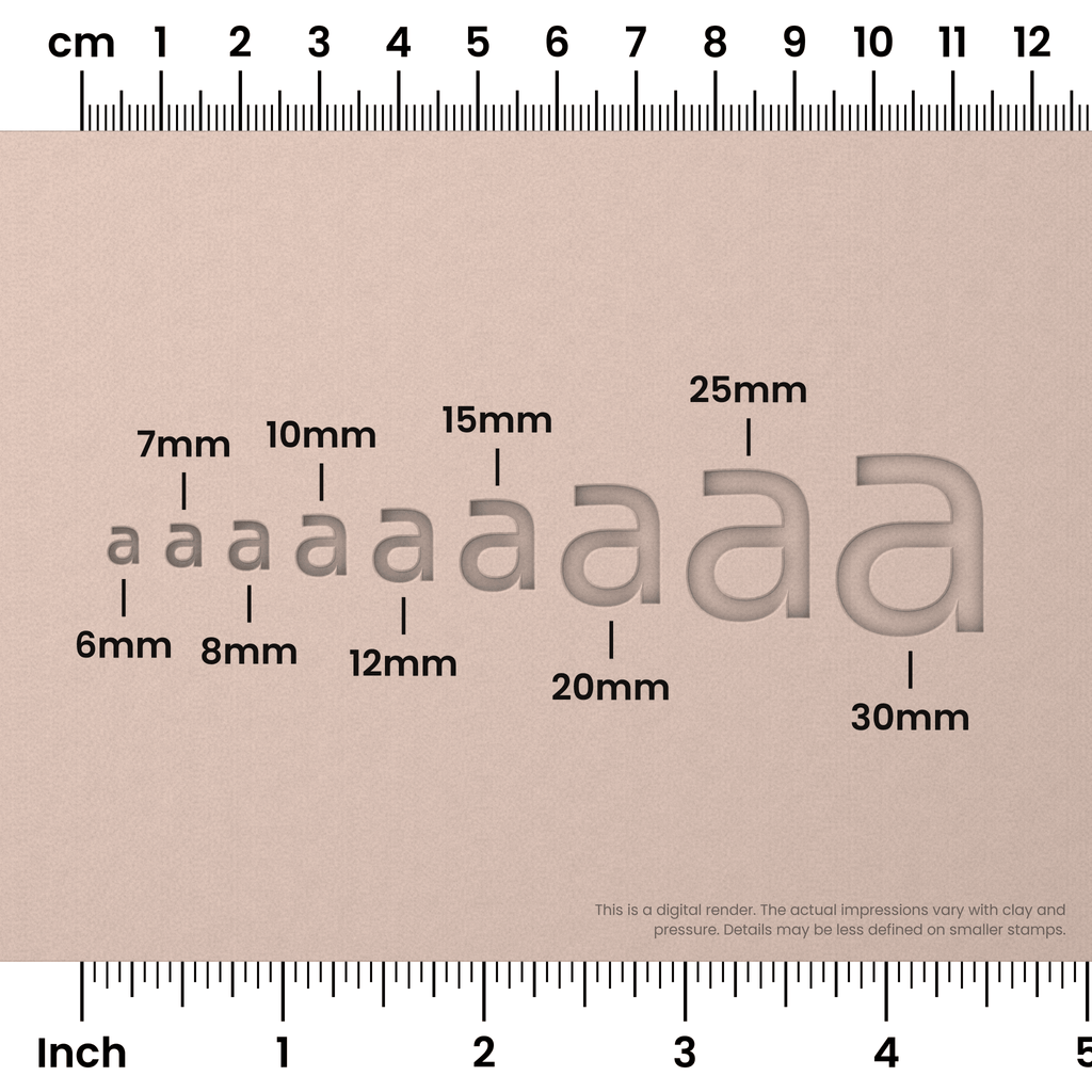 Sora | Lowercase | Alphabet Stamp Sets