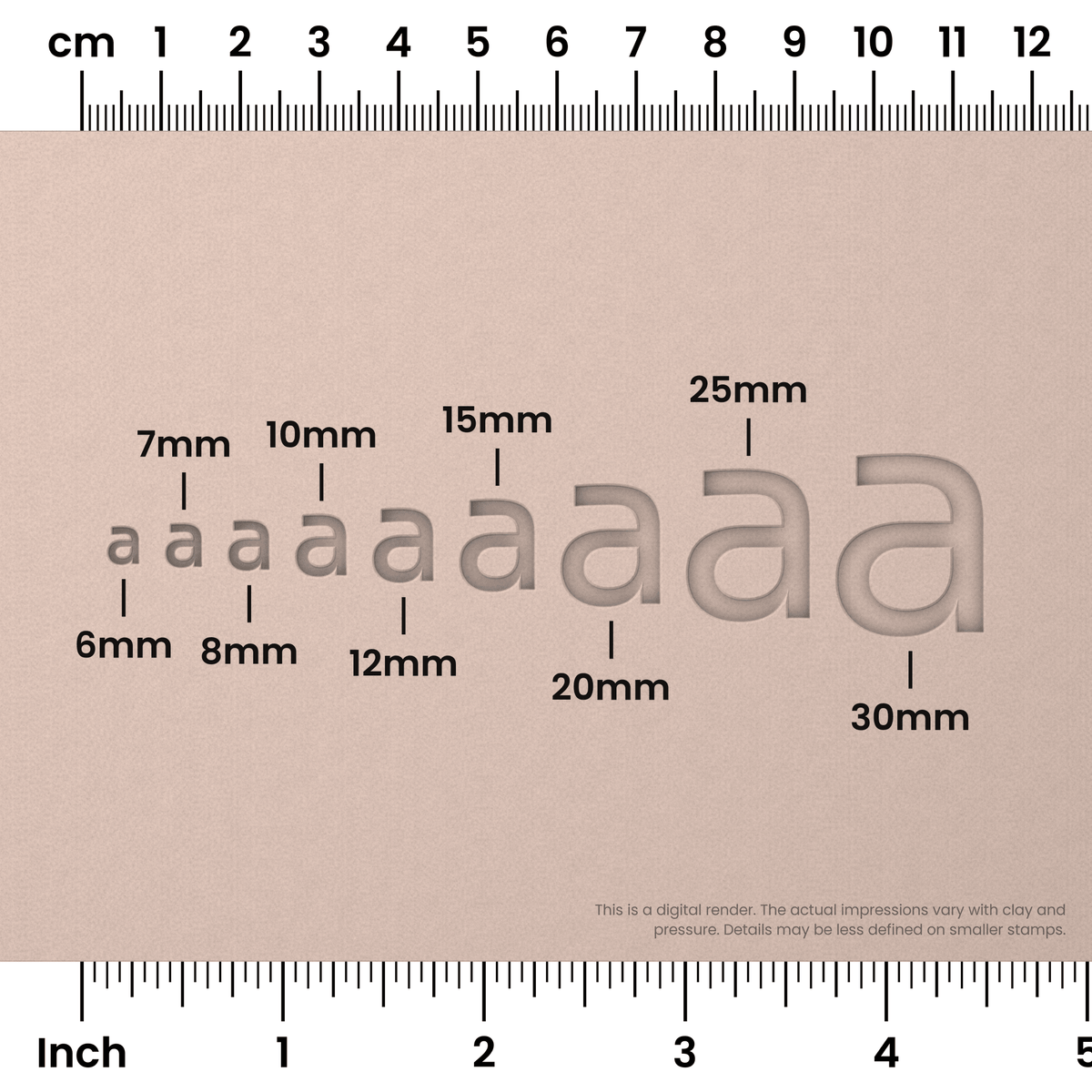 Sora | Lowercase | Alphabet Stamp Sets