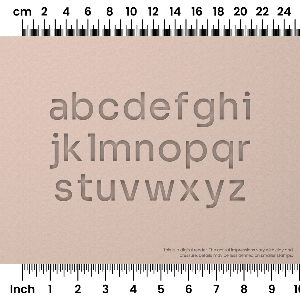 Sora | Lowercase | Alphabet Stamp Sets