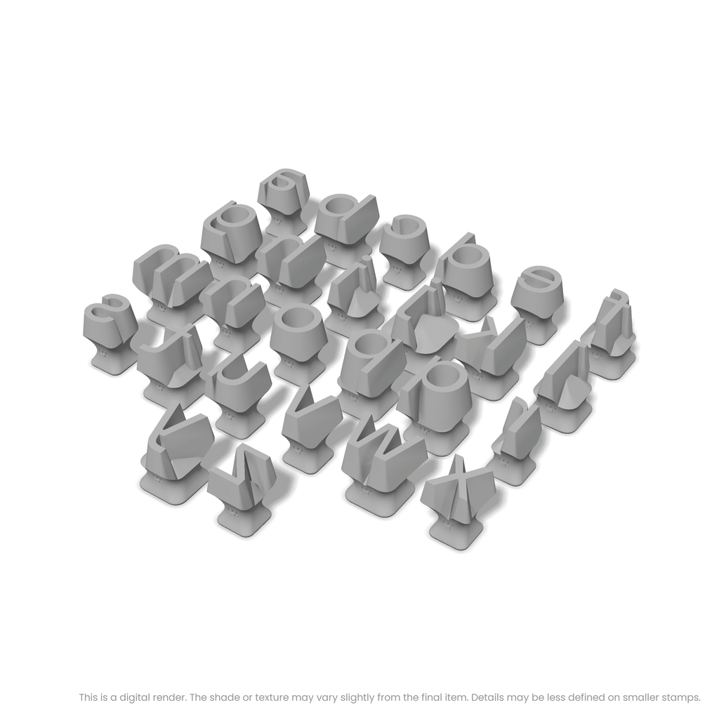 Sora | Lowercase | Alphabet Stamp Sets