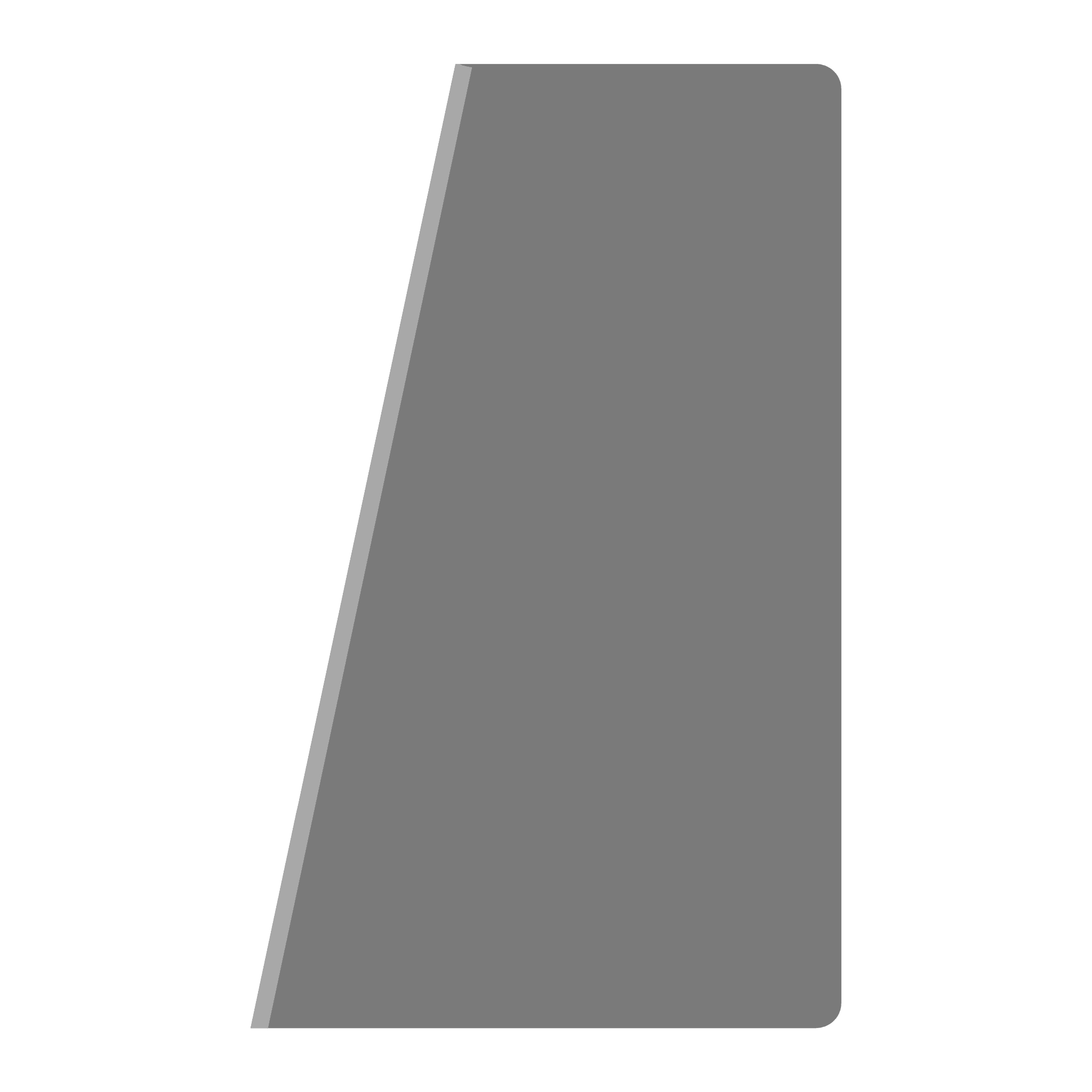 Straight Taper Rib - 12° Angle