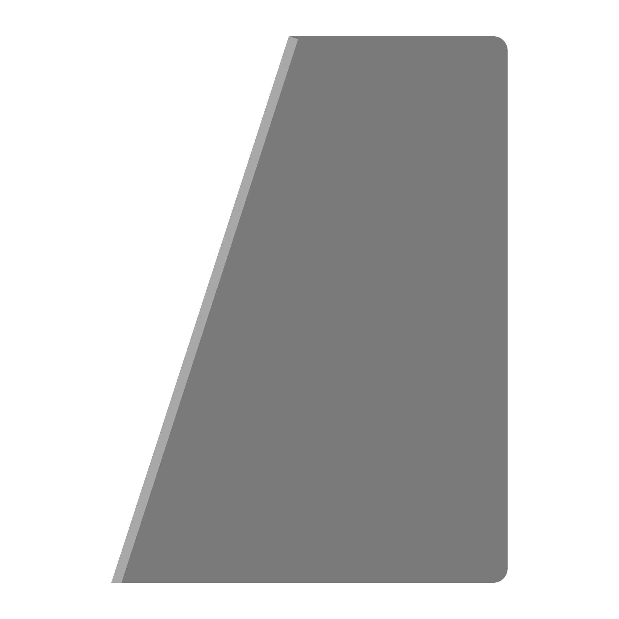Straight Taper Rib - 18° Angle
