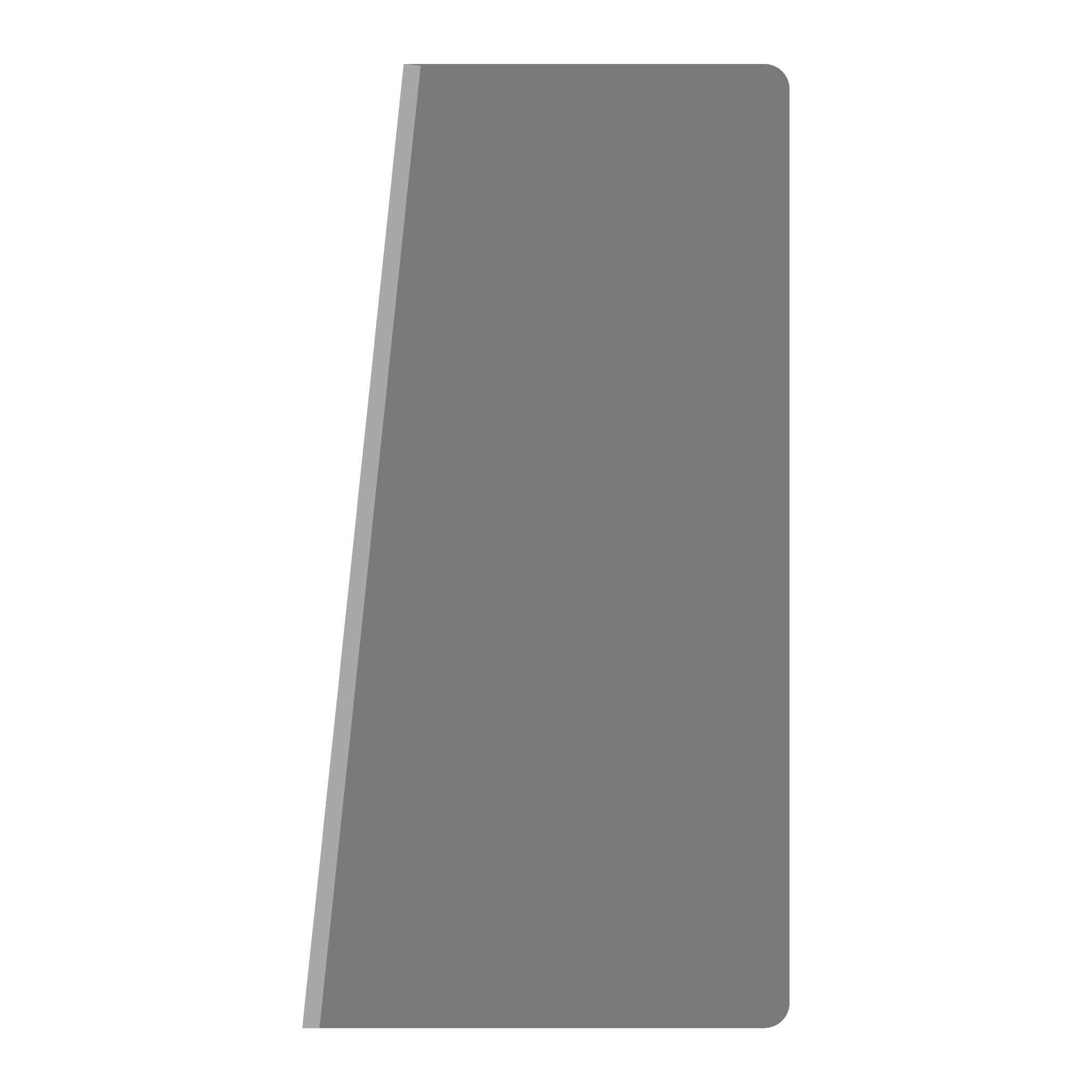 Straight Taper Rib - 6° Angle