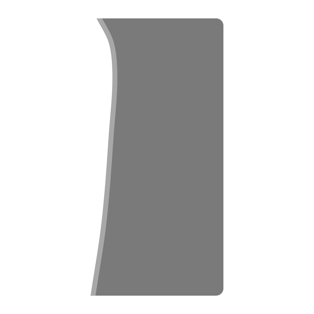 Straight-Wall Inturned-Rim Mug Rib