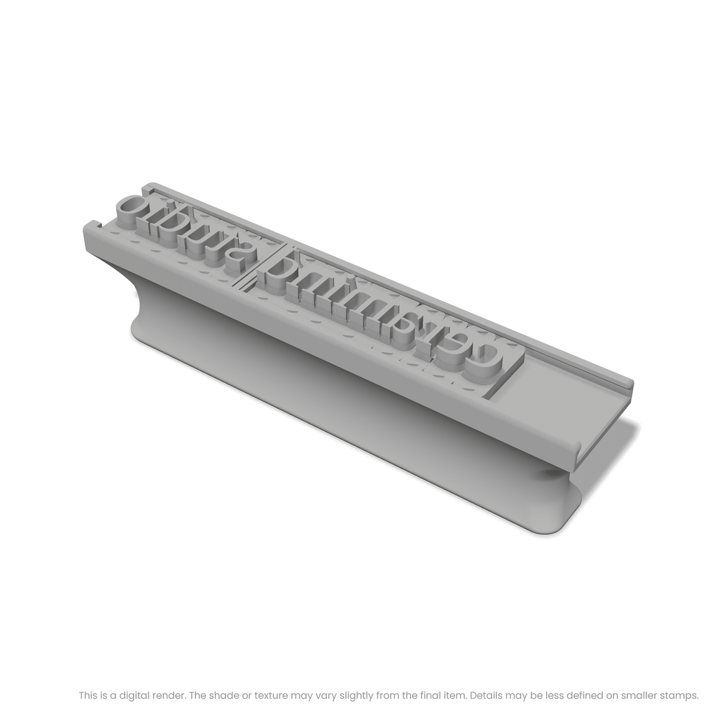 Tinos | Font Rail Stamp Sets | Letters, Numbers, and Symbols