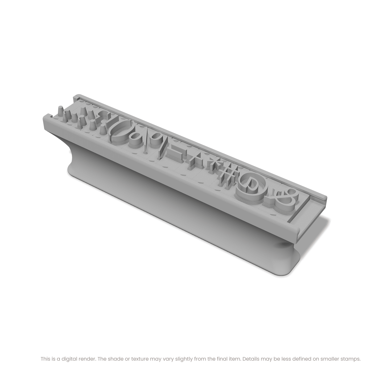 Tinos | Font Rail Stamp Sets | Letters, Numbers, and Symbols