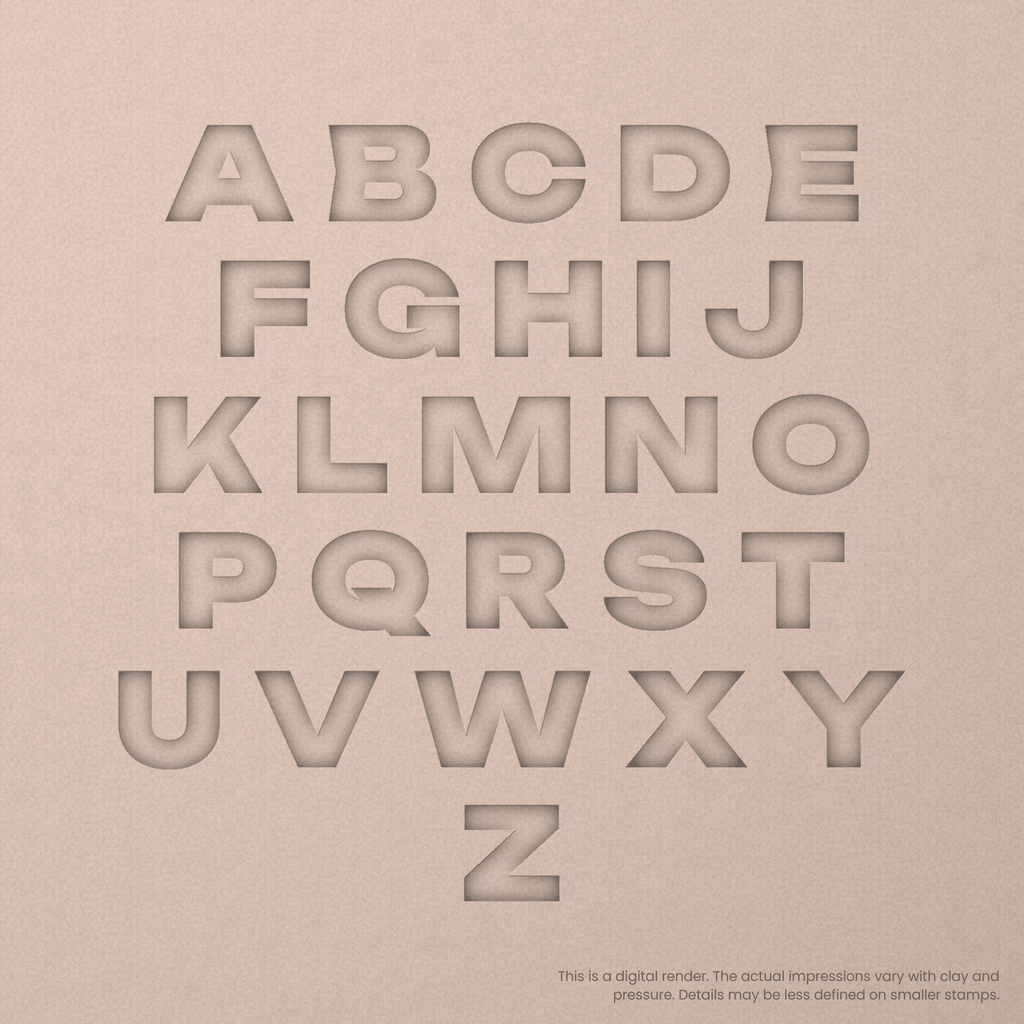 Unbounded | Font Rail Stamp Sets | Letters, Numbers, and Symbols