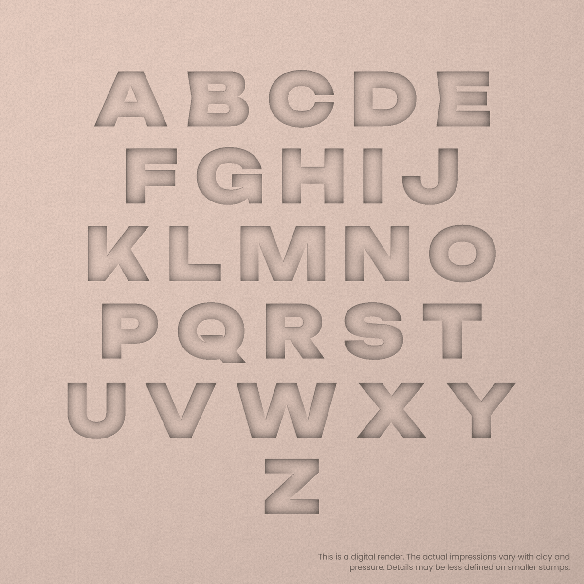 Unbounded | Font Rail Stamp Sets | Letters, Numbers, and Symbols