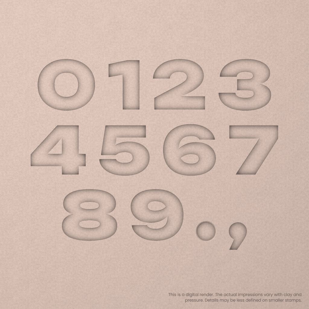 Unbounded | Font Rail Stamp Sets | Letters, Numbers, and Symbols
