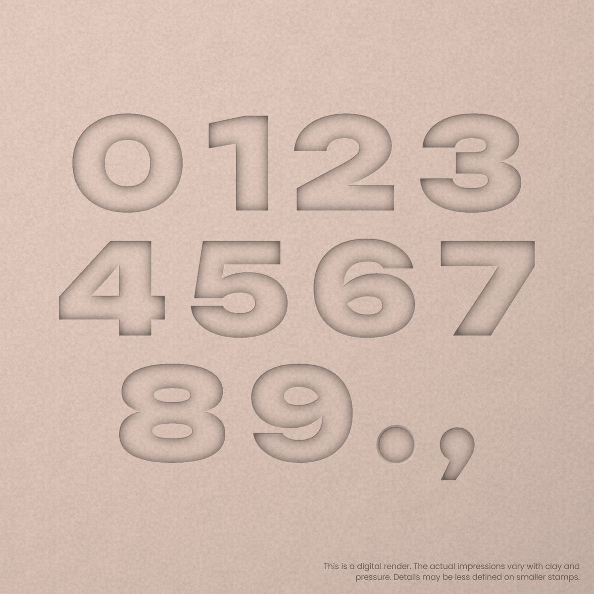 Unbounded | Font Rail Stamp Sets | Letters, Numbers, and Symbols