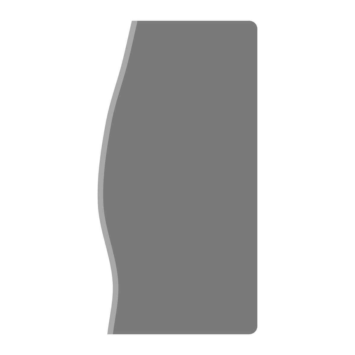 Waisted Flared-Rim Tumbler Rib